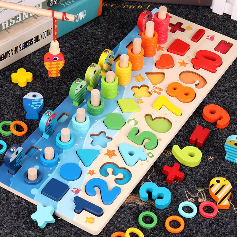 Children 3D Alphabet Number Puzzle Colorful Educational Learning Toy