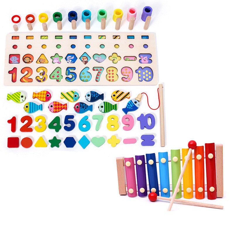 Children 3D Alphabet Number Puzzle Colorful Educational Learning Toy