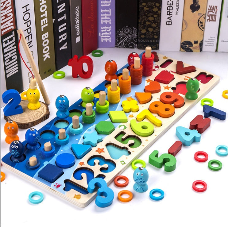 Children 3D Alphabet Number Puzzle Colorful Educational Learning Toy