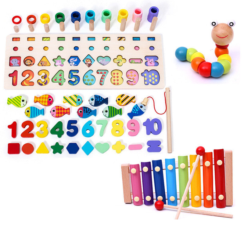 Children 3D Alphabet Number Puzzle Colorful Educational Learning Toy
