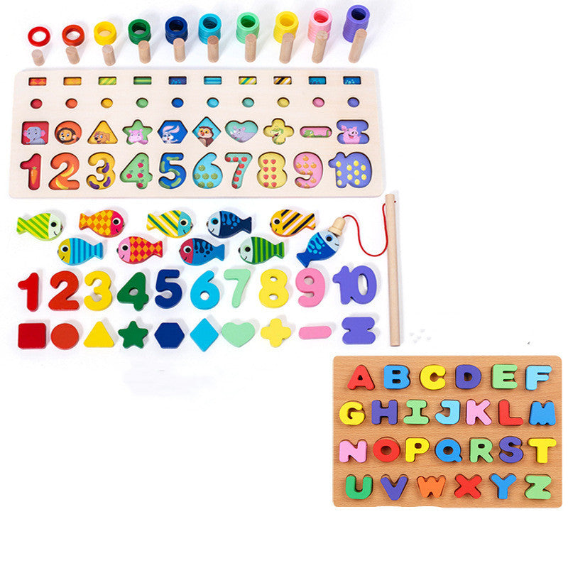 Children 3D Alphabet Number Puzzle Colorful Educational Learning Toy