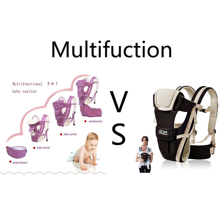 Ergonomic Baby Carrier Backpack Hipseat Newborn Kangaroo Sling Support