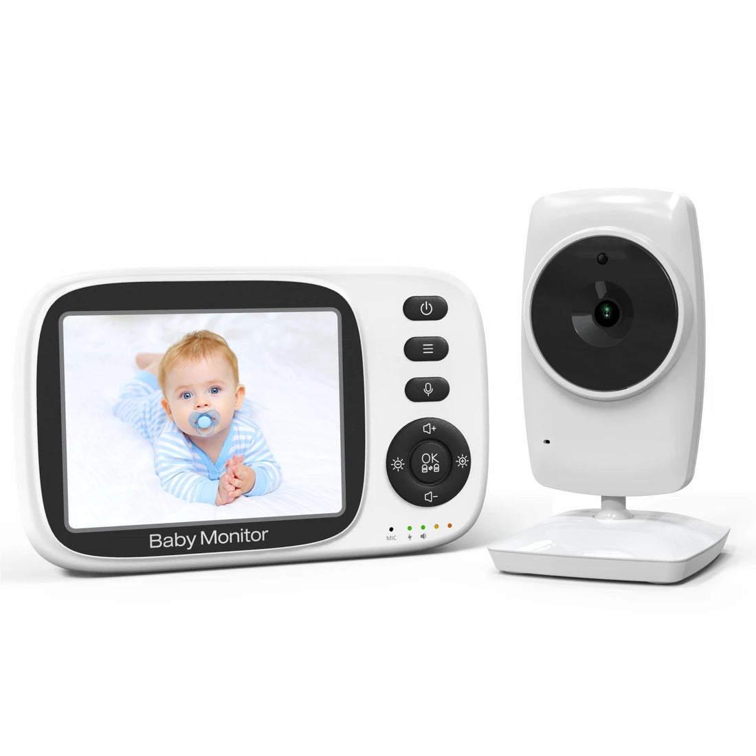 Video Baby Monitor Wireless 3.2 Inch LCD Two Way Audio