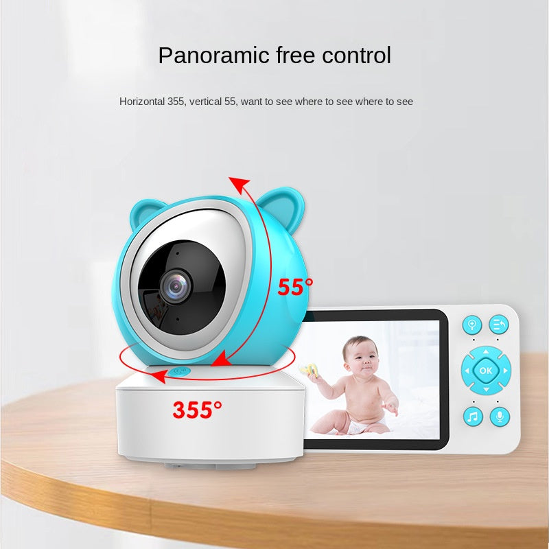 Baby Monitor Doodle Smartphone Dual Use 5 Inch Temperature
