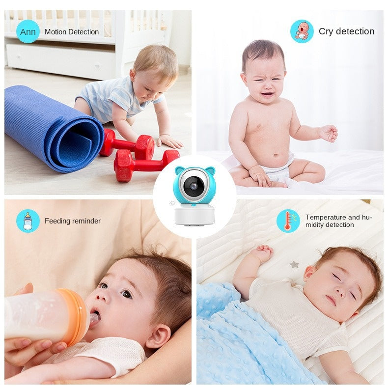 Baby Monitor Doodle Smartphone Dual Use 5 Inch Temperature