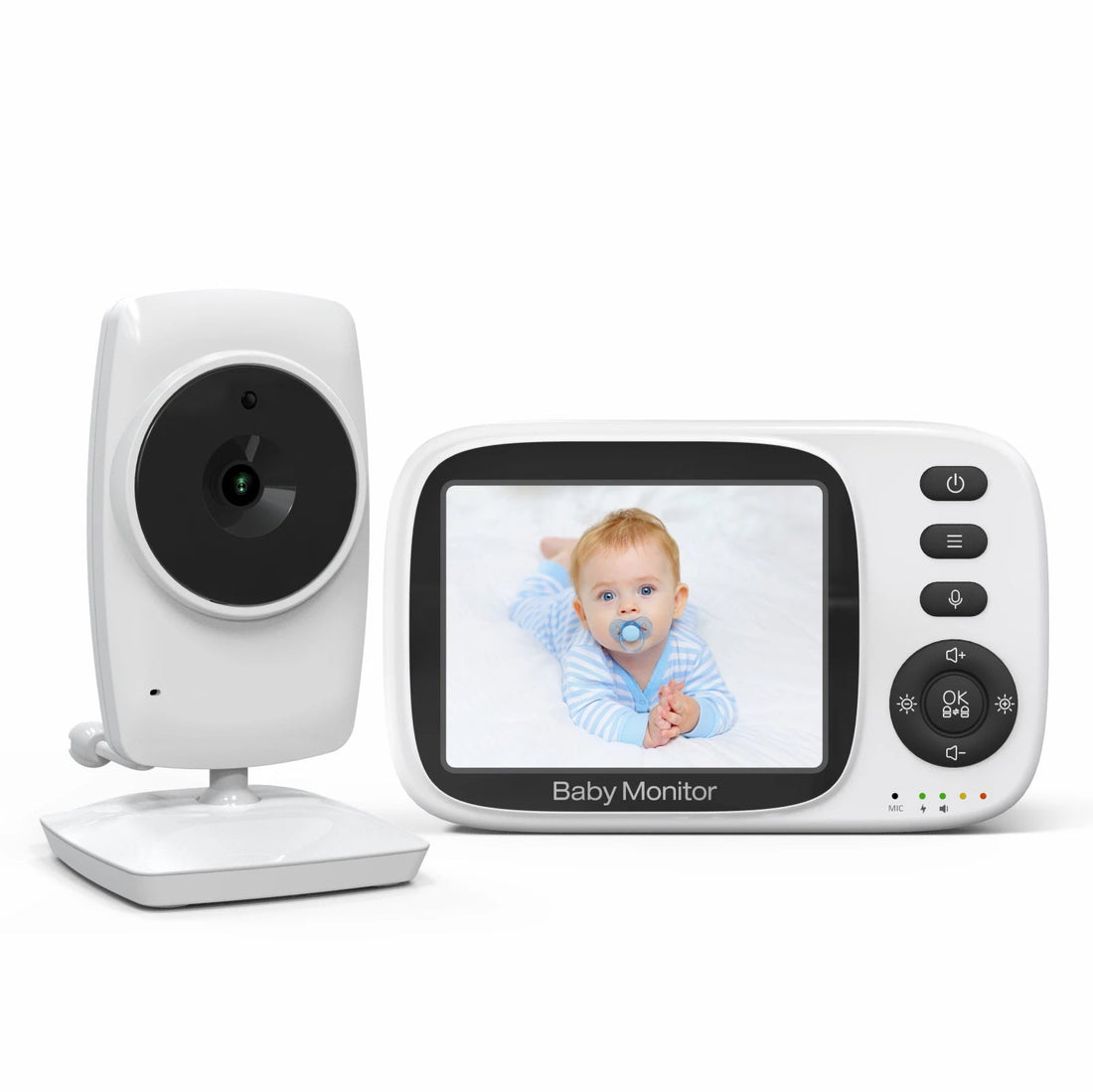 Video Baby Monitor Wireless 3.2 Inch LCD Two Way Audio
