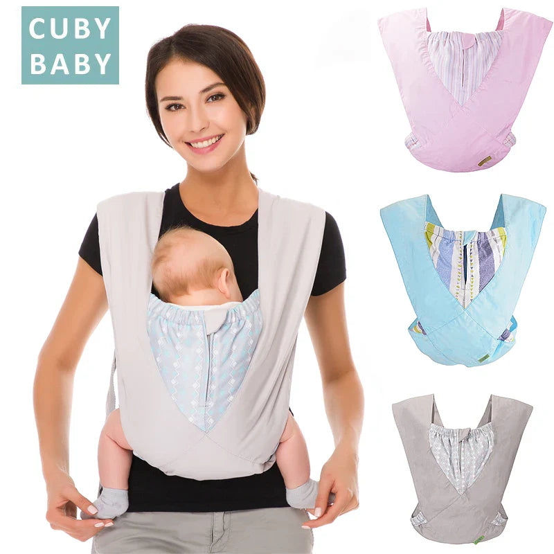 Natural Cotton Ergonomic Baby Carrier Backpack Sling Newborn Toddler