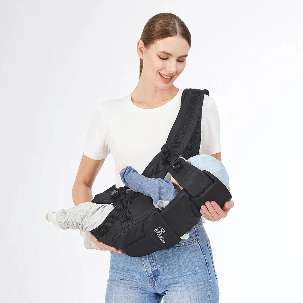 4 in 1 Ergonomic Baby Sling Carrier Adjustable Newborn Toddler