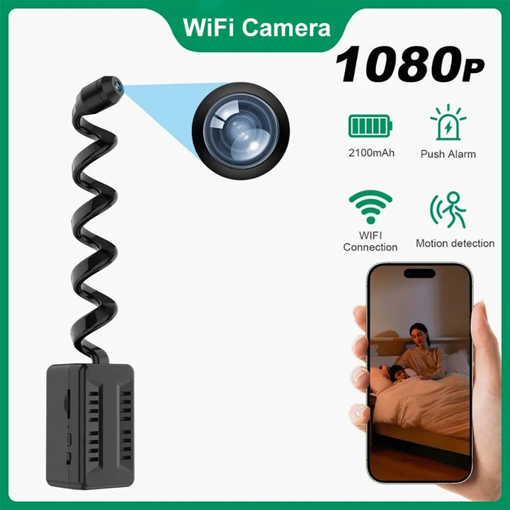 Mini WiFi Motion Detection Security Camera HD 1080P Wireless