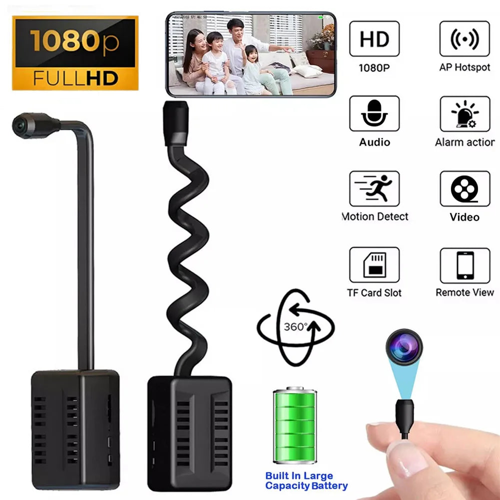 Mini WiFi Motion Detection Security Camera HD 1080P Wireless