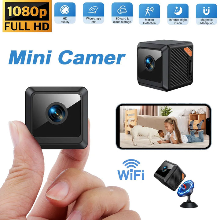 W02 HD1080P Mini Wireless WiFi Camera Night Vision Security